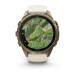 Часы Garmin Fenix 9 Pro 43 мм AMOLED LTE Gold Titanium, Cream/Fog Grey (010-04335-20/010-04335-21)