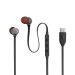 Проводные наушники JBL TUNE 310C USB, влагозащищенные (JBLT310CBLK) черный